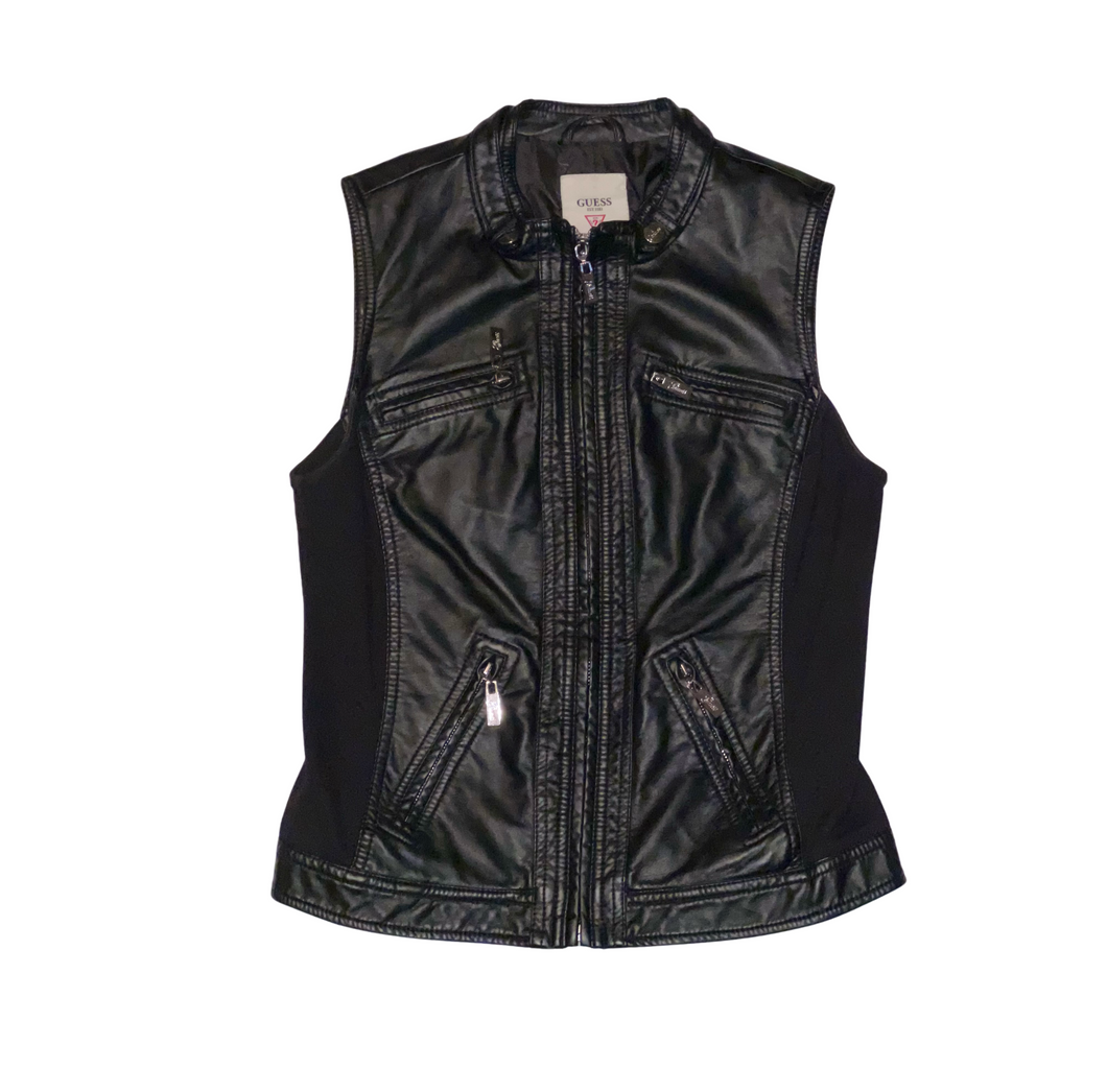 Faux Leather Vest (women)